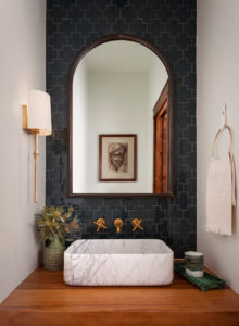 A Modern Kitchen and Powder Room